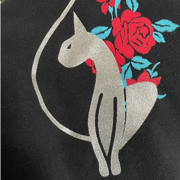 Baby Phat Kids Black Long Sleeve Crew Neck Sweatshirt Size 6X - Picture 6 of 9